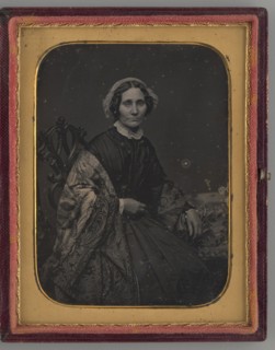 Untitled (Portrait of Seated Woman), 1860. Creator: Unknown.