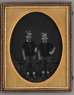 Untitled (Portrait of Two Boys), 1858. Creator: Unknown.