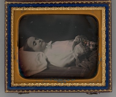 Untitled (Post-Mortem Portrait of a Girl), 1855. Creator: Unknown.