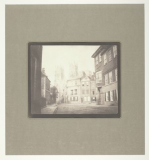 A Scene in York - York Minster from Lop Lane, July 28, 1845. Creator: William Henry Fox Talbot.