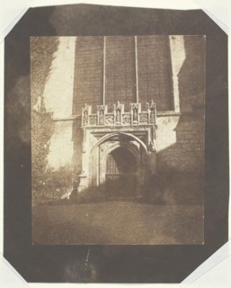 Ancient Door, Magdalen College, Oxford, c. 1843. Creator: William Henry Fox Talbot.