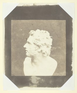Bust of Patroclus, August 9, 1843. Creator: William Henry Fox Talbot.
