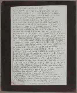 Copy Print From "Celebrated Inscriptions Ancient Eugubine Tablets", c. 1844. Creator: William Henry Fox Talbot.