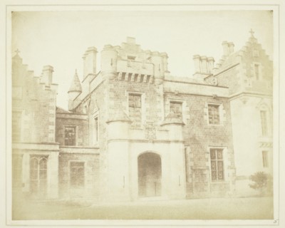 Hall Door, Abbotsford, 1844. Creator: William Henry Fox Talbot.
