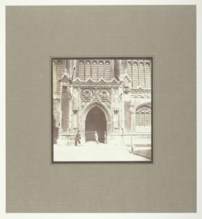 King's College Chapel, Cambridge, South Entrance, c. 1845. Creator: William Henry Fox Talbot.