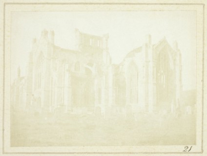 Melrose Abbey, 1844. Creator: William Henry Fox Talbot.