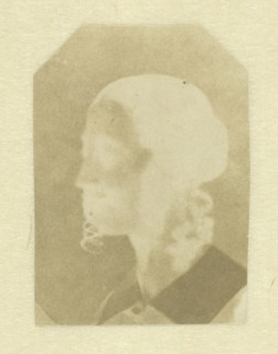 Portrait of Talbot's Wife (Constance) or Half-Sister (Caroline or Horatia), c. 1842. Creator: William Henry Fox Talbot.