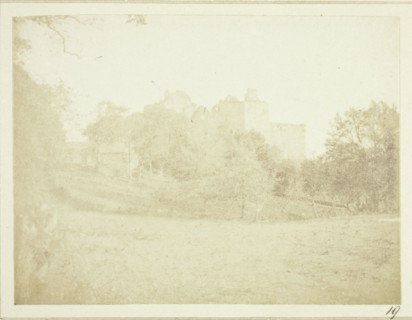 The same scene from the other side, The Castle of Doune, 1844. Creator: William Henry Fox Talbot.