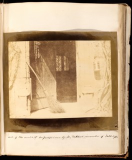 Untitled [The Open Door], 1844.  Creator: William Henry Fox Talbot.