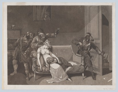 First Scene of Thieves, ca. 1805. Creator: Gror.
