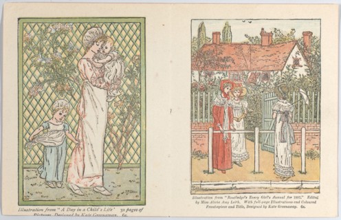 Valentine, 1882. Creator: Catherine Greenaway.