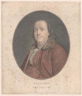 Benjamin Franklin, 1789. Creator: Jean Francois Janinet.