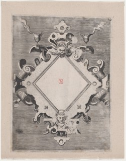 Diamond-shaped Cartouche, 1547-1606. Creator: Unknown.