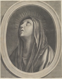 The Virgin looking up..., ca. 1650-1704. Creator: Guillaume Vallet.