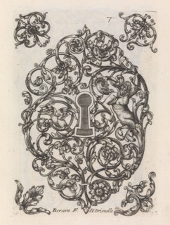 Diverses Pieces de Serruriers, page 8 (recto), ca. 1663. Creator: Jean Berain.