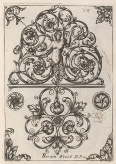 Diverses Pieces de Serruriers, page 13 (recto), ca. 1663. Creator: Jean Berain.
