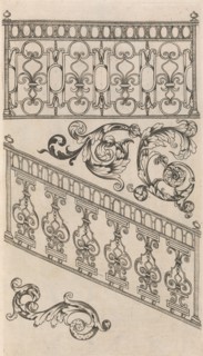 Diverses Pieces de Serruriers, page 16 (recto), ca. 1663. Creator: Jean Berain.