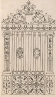 Diverses Pieces de Serruriers, page 17 (recto), ca. 1663. Creator: Jean Berain.