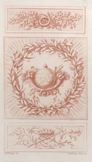 Recueil d'Ornemens à l'usage des jeunes artistes, 1777. Creator: Mademoiselle Liothier.