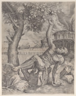 Tantalus, ca. 1557-70. Creator: Giulio Sanuto.