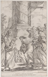 Plate 1: the Calling of Saint Matthew, 1678. Creator: Giuseppe Maria Mitelli.