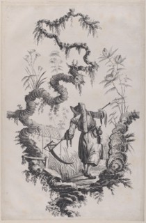 Chinoiserie Ornament Print, 1755. Creator: Jean-Baptiste Pillement.