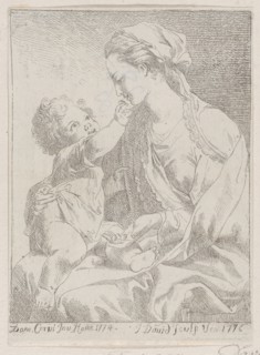 Virgin and Child, 1776. Creator: Giovanni David.