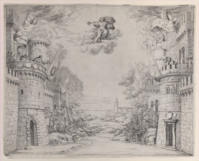 Scene from Il Triompho della Pieta, 1640-69. Creator: Giovanni Battista Galestruzzi.