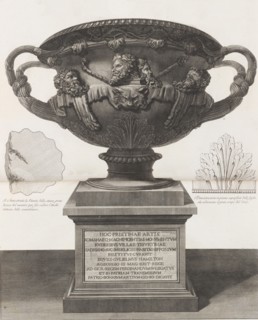 The Warwick Vase, 1778-80. Creators: Giovanni Battista Piranesi, Francesco Piranesi.