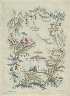 Chinoiserie from Nouvelle Suite de Cahiers Arabesques Chinois, 1790-99. Creator: Jean-Baptiste Pillement.