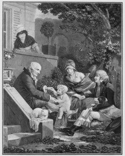 The Pleasures of Fatherhood,.n.d. Creator: Philibert Louis Debucourt.