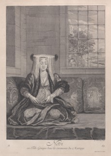 Novi, ou Fille Grecque dans la ceremonie du Mariage, 1714-15. Creator: Unknown.
