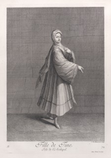 Fille de Tine, Isle de l'Archipel, 1714-15. Creator: Unknown.