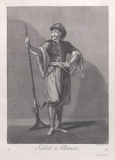 Soldat Albanois, 1714-15. Creator: Unknown.