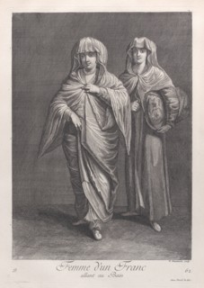 Femme d'un Franc, allant au Bain, 1714-15. Creator: Unknown.