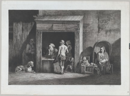 The Public Scrivener, 1790. Creator: Jean-Jacques de Boissieu.