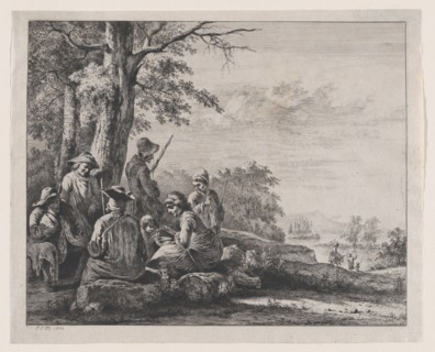 Peasants Resting, 1803. Creator: Jean-Jacques de Boissieu.