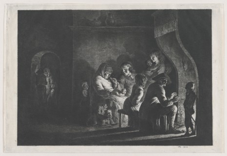 Evening in the Village, 1800. Creator: Jean-Jacques de Boissieu.