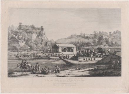 Pope Pius VII on the Saône, 1805. Creator: Jean-Jacques de Boissieu.