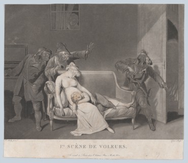 First Scene of Thieves, ca. 1805. Creator: Gror.