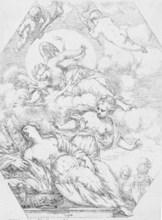 Dido on the Funeral Pyre, 1650-1700. Creator: Giuseppe Diamantini.