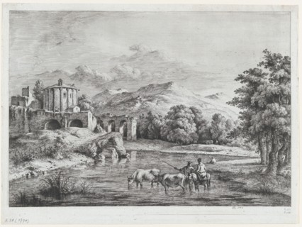 View of the Temple of Vesta, 1774. Creator: Jean-Jacques de Boissieu.