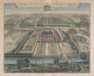 Swell, The Seat of Sir Robert Atkyns, [1712] reissued 1768. Creator: Johannes Kip.