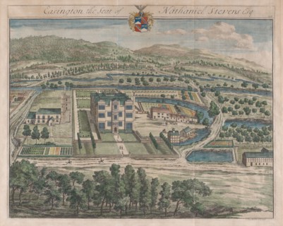 Easington, The Seat of Nathaniel Stevens, [1712] reissued 1768. Creator: Johannes Kip.
