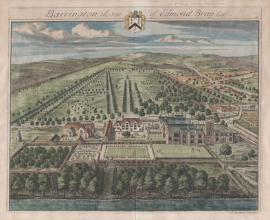 Barrington, The Seat of Edmond Bray, Esq., [1712] reissued 1768. Creator: Johannes Kip.