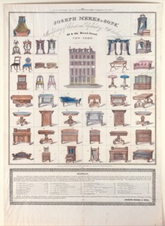 Joseph Meeks & Sons' Manufactory of Cabinet and Upholstery Articles, 1833. Creator: Joseph Meeks & Sons.