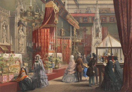 Mediaeval Court: The Great Exhibition of 1851, 1854. Creator: Joseph Nash.