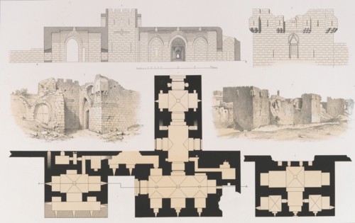 60. Porte Kennesrîne, à Alep, 1843. Creator: Hancke.