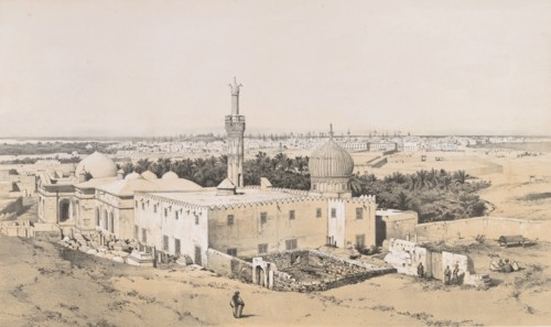 98. Mosquée Nabédémiane, à Alexandrie, 1843., 1843. Creators: Joseph Philibert Girault De Prangey, Adrien Dauzats.