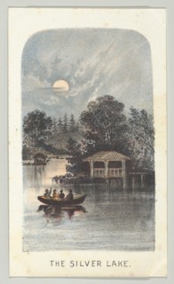 The Silver Lake, from the series, Views in Central Park, New York, Part 2, 1864. Creator: Louis Prang.